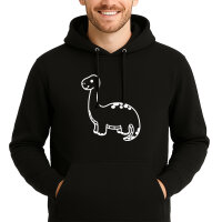 Unisex Hoodie Brontosaurus Dinosaurier Größe...