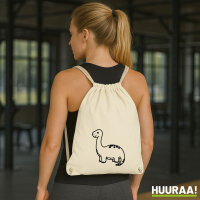 Turnbeutel Brontosaurus Dinosaurier 12 Liter