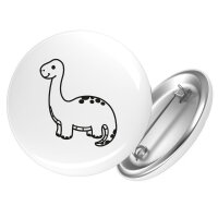 Button Brontosaurus Dinosaurier