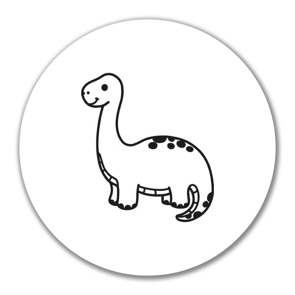 Aufkleber Brontosaurus Dinosaurier 10cm Sticker
