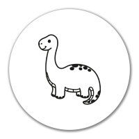 Aufkleber Brontosaurus Dinosaurier 10cm Sticker