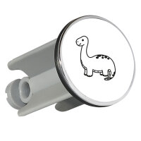 Waschbeckenstöpsel Brontosaurus Dinosaurier 4cm...