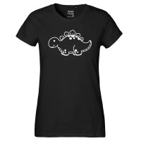 Damen T-Shirt Stegosaurus Dinosaurier Größe...