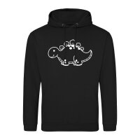 Unisex Hoodie Stegosaurus Dinosaurier Größe S-3XL