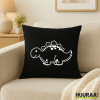 Kissen Stegosaurus Dinosaurier 40x40cm