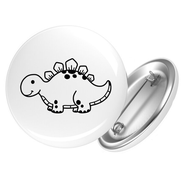 Button Stegosaurus Dinosaurier