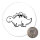 Magnet Stegosaurus Dinosaurier 59mm Kühlschrankmagnet Flaschenöffner