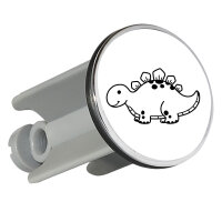 Waschbeckenstöpsel Stegosaurus Dinosaurier 4cm...