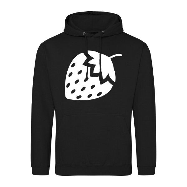 Unisex Hoodie Erdbeere Strawberry Größe S-3XL