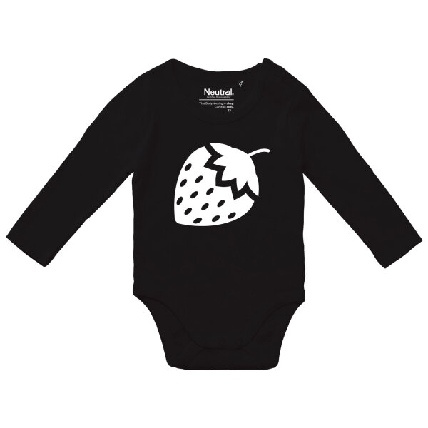 Baby Body Erdbeere Strawberry Größe 62-80