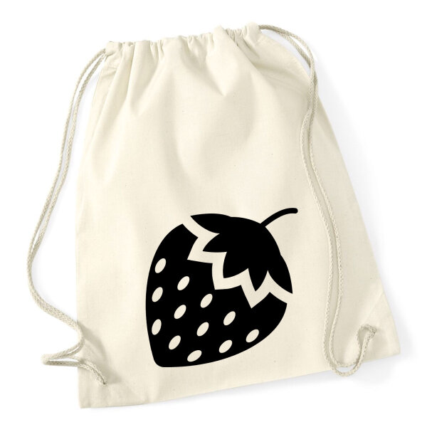 Turnbeutel Erdbeere Strawberry 12 Liter