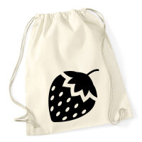 Turnbeutel Erdbeere Strawberry 12 Liter