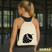 Turnbeutel Erdbeere Strawberry 12 Liter