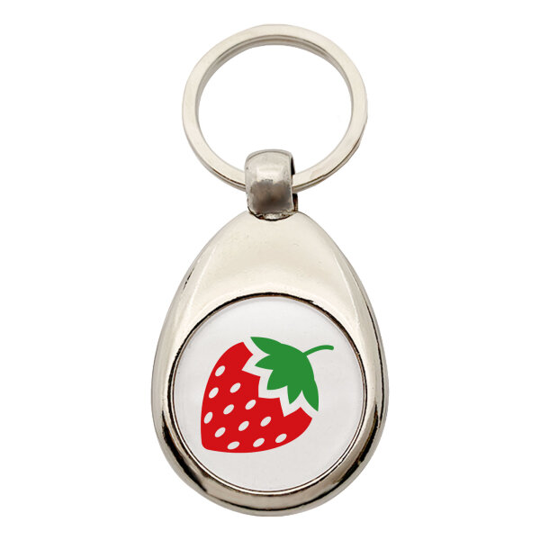Schlüsselanhänger Erdbeere Strawberry