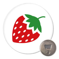 Magnet Erdbeere Strawberry 59mm Kühlschrankmagnet Flaschenöffner