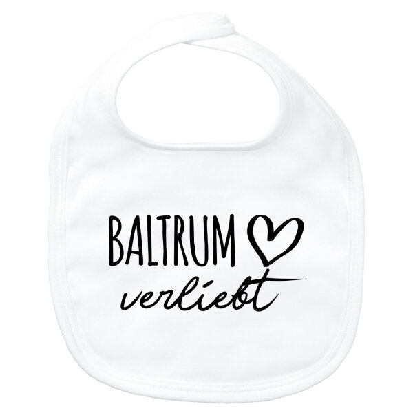 Baby Lätzchen Baltrum verliebt