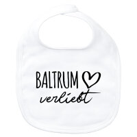 Baby Lätzchen Baltrum verliebt