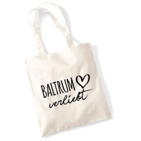 Jutebeutel Baltrum verliebt 10 Liter