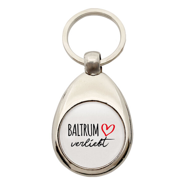 Schlüsselanhänger Baltrum verliebt