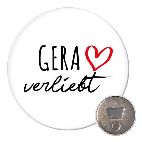 Magnet Gera verliebt 59mm Kühlschrankmagnet Flaschenöffner