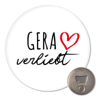 Magnet Gera verliebt 59mm K&uuml;hlschrankmagnet