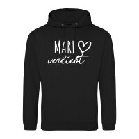 Unisex Hoodie Marl verliebt Größe S-3XL