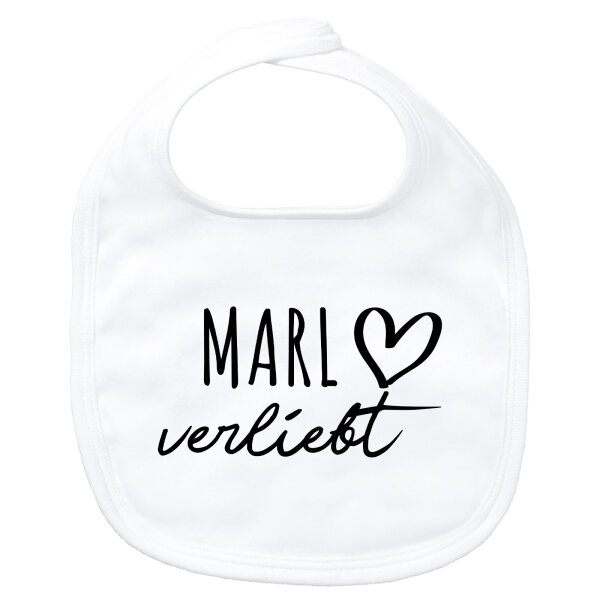 Baby Lätzchen Marl verliebt