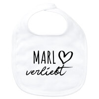 Baby Lätzchen Marl verliebt