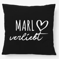 Kissen Marl verliebt 40x40cm