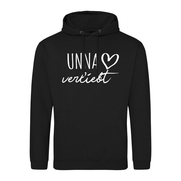 Unisex Hoodie Unna verliebt Größe S-3XL