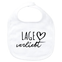 Baby Lätzchen Lage verliebt