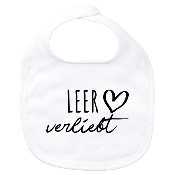 Baby Lätzchen Leer verliebt