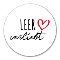 Aufkleber Leer verliebt 10cm Sticker
