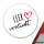 Aufkleber Leer verliebt 10cm Sticker