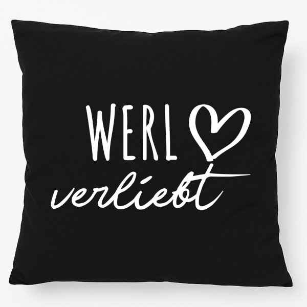 Kissen Werl verliebt 40x40cm