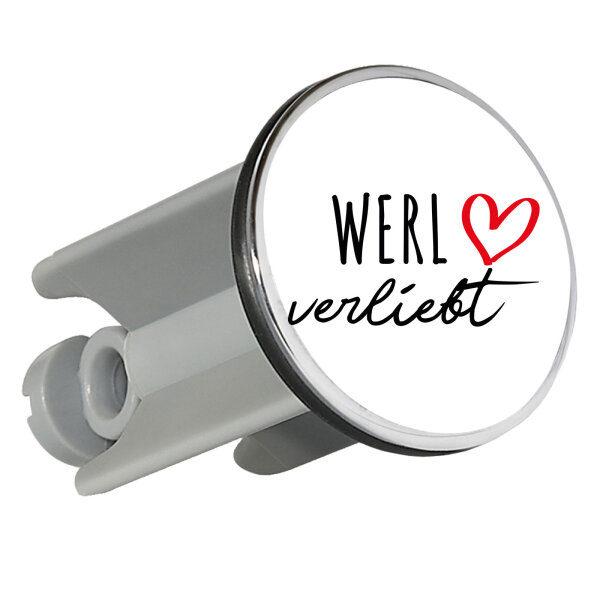 Waschbeckenstöpsel Werl verliebt 4cm Abflussstopfen