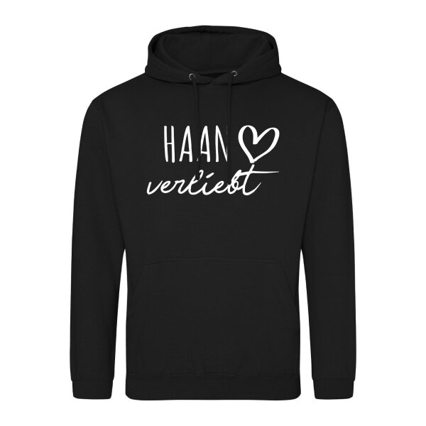 Unisex Hoodie Haan verliebt Größe S-3XL