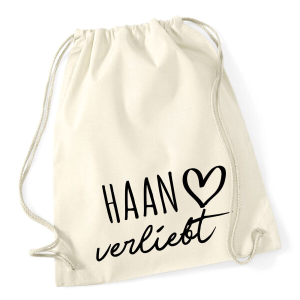 Turnbeutel Haan verliebt 12 Liter