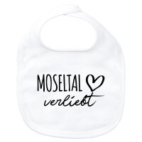 Baby Lätzchen Moseltal verliebt Klettverschluss