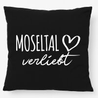 Kissen Moseltal verliebt 40x40cm