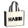 Jutetasche Habibi Schatz Freund 21 Liter Black