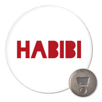 Magnet Habibi Schatz Freund 59mm Kühlschrankmagnet Flaschenöffner