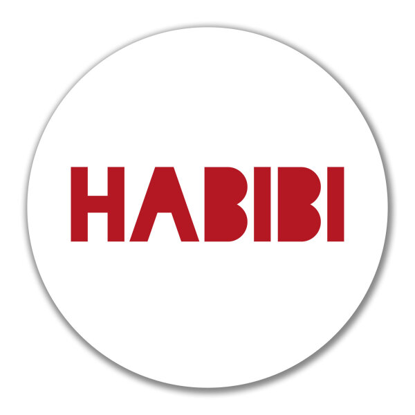 Aufkleber Habibi Schatz Freund 10cm Sticker