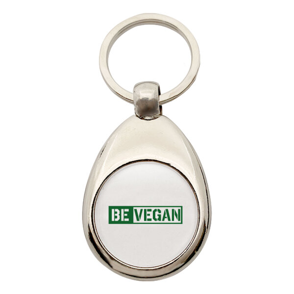 Schlüsselanhänger Be Vegan Modern