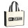 Jutetasche Be Vegan Modern 21 Liter Black