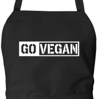 Schürze Go Vegan Modern