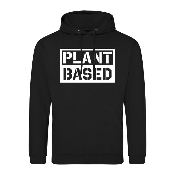 Unisex Hoodie Plant Based Modern Größe S-3XL