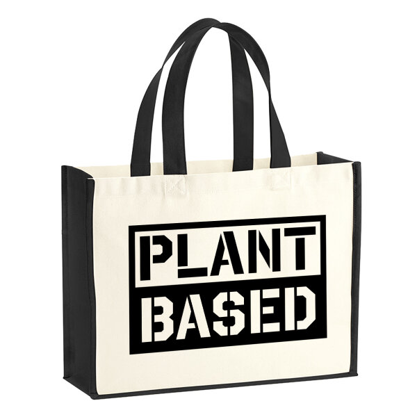 Jutetasche Plant Based Modern 21 Liter Black