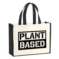 Jutetasche Plant Based Modern 21 Liter Black