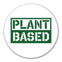 Aufkleber Plant Based Modern 10cm Sticker